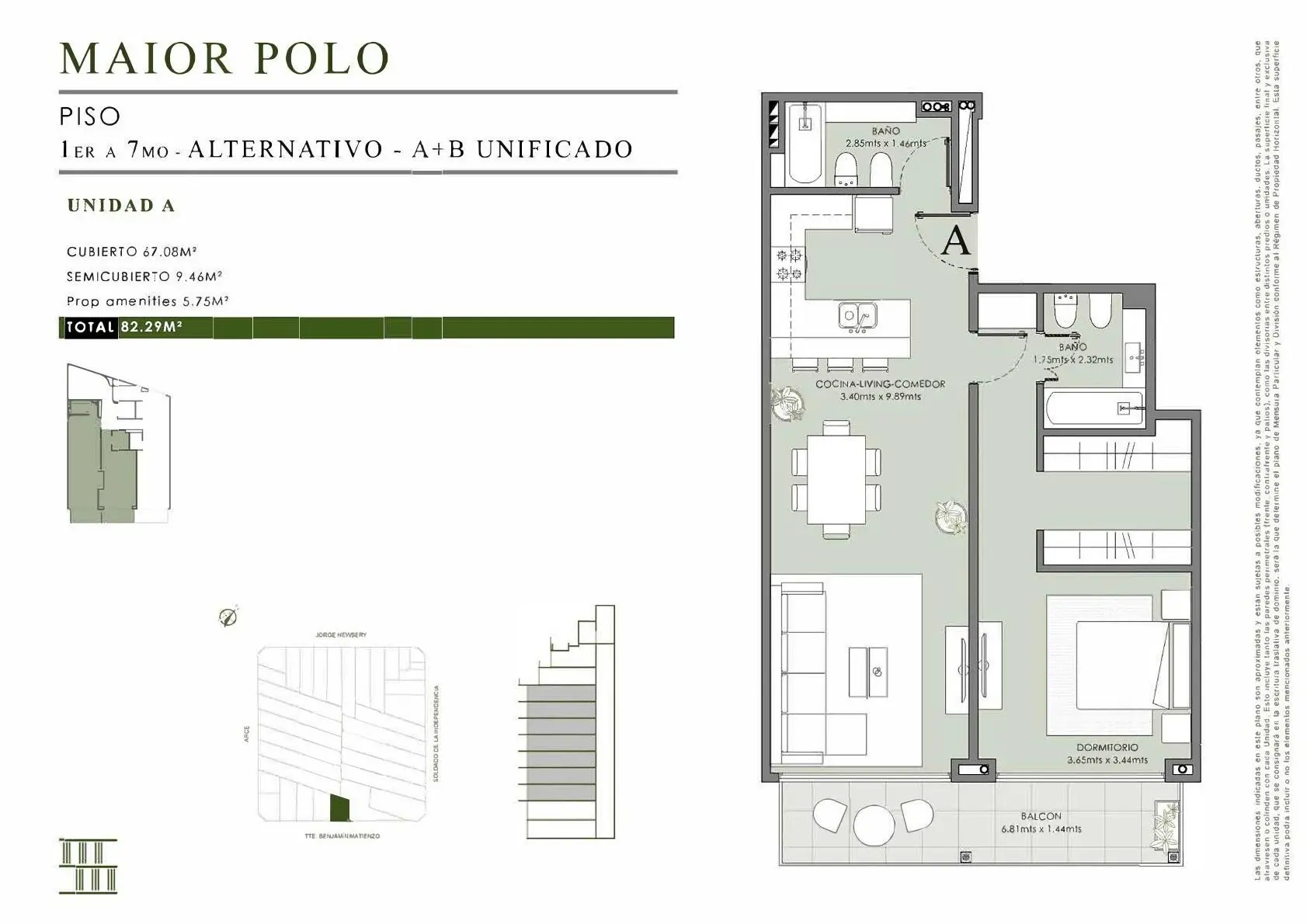 Imagen de la propiedad Matienzo 1747 - Piso 1 A+B Unificacion