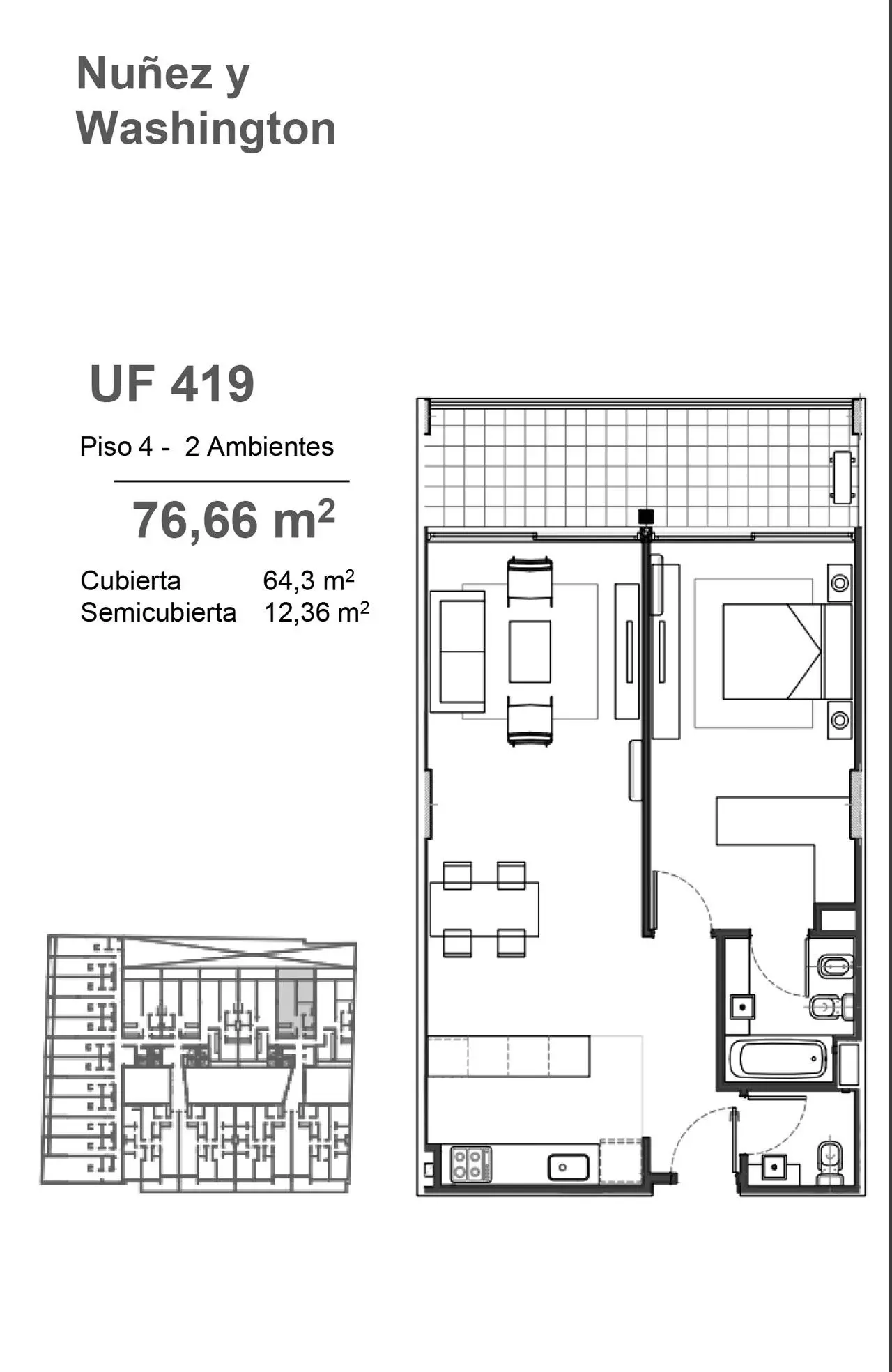 Imagen de la propiedad WH WASHINGTON Y NUÑEZ | Unidad 419
