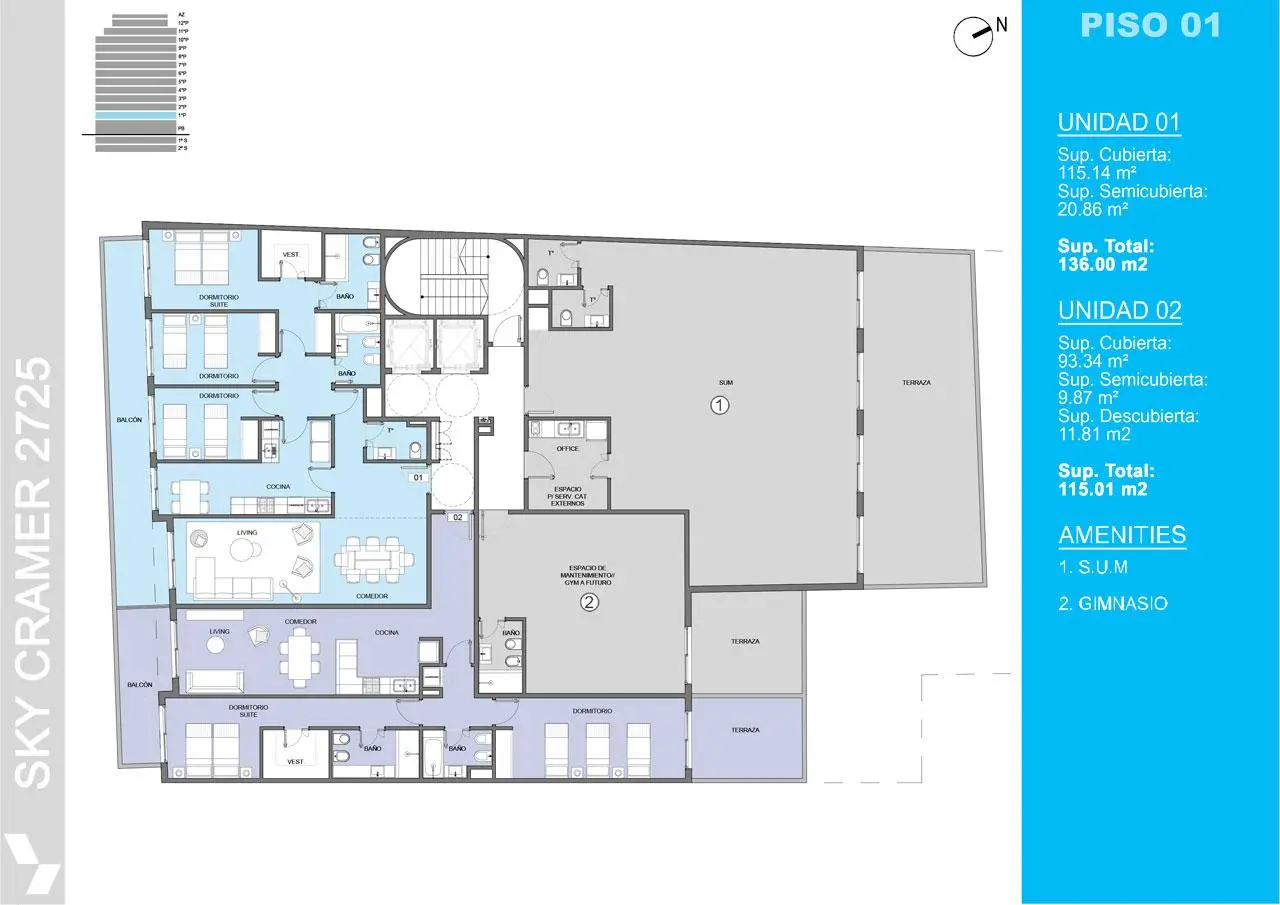 Planos del emprendimiento