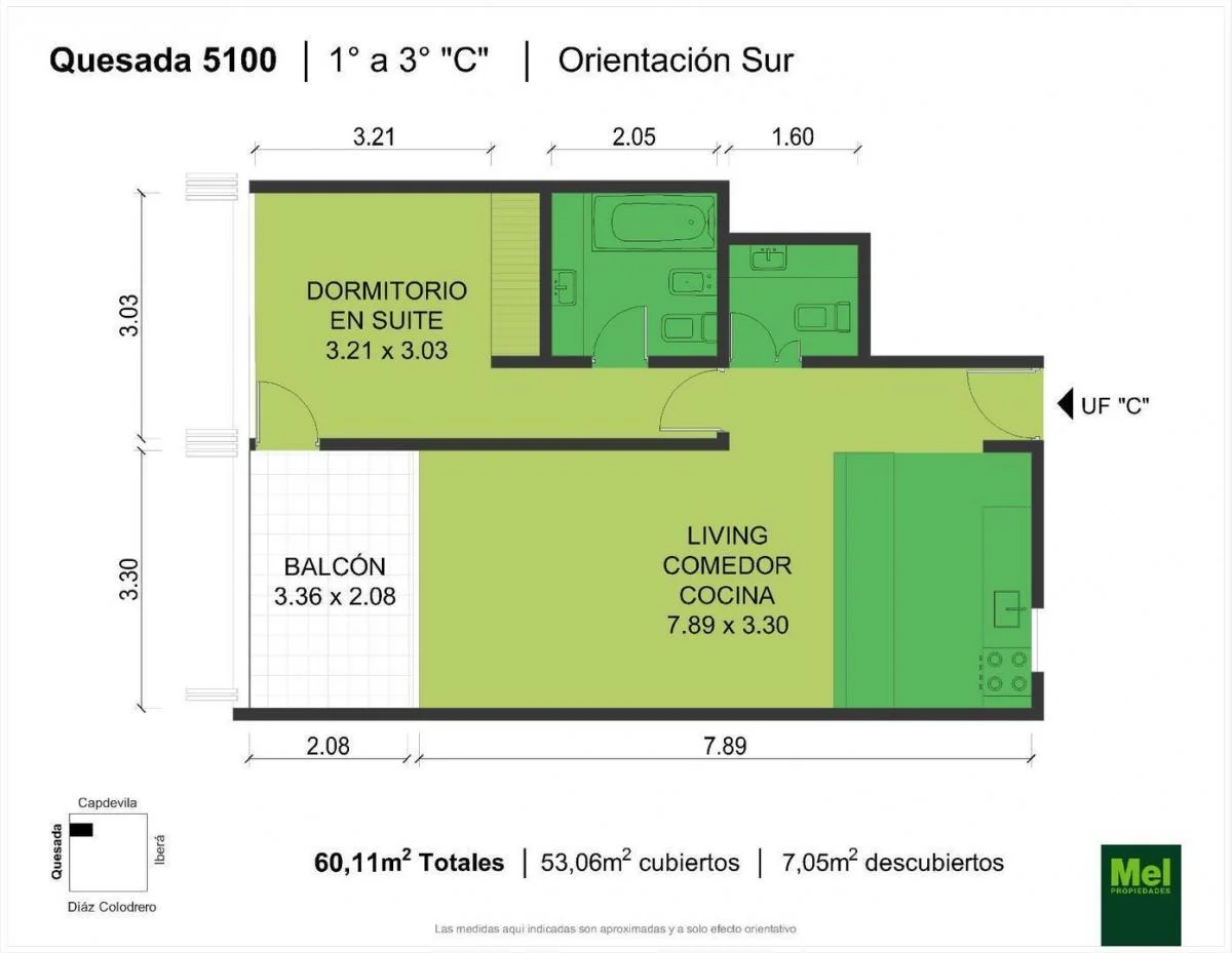 Imagen de la propiedad 2 ambientes ZP 2173105