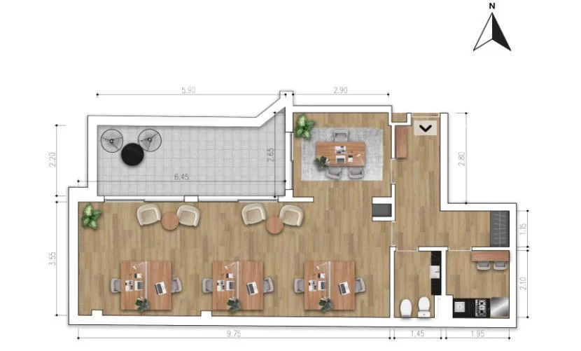 Imagen de la propiedad Corner Land VII – Oficina – Ref. 2165316