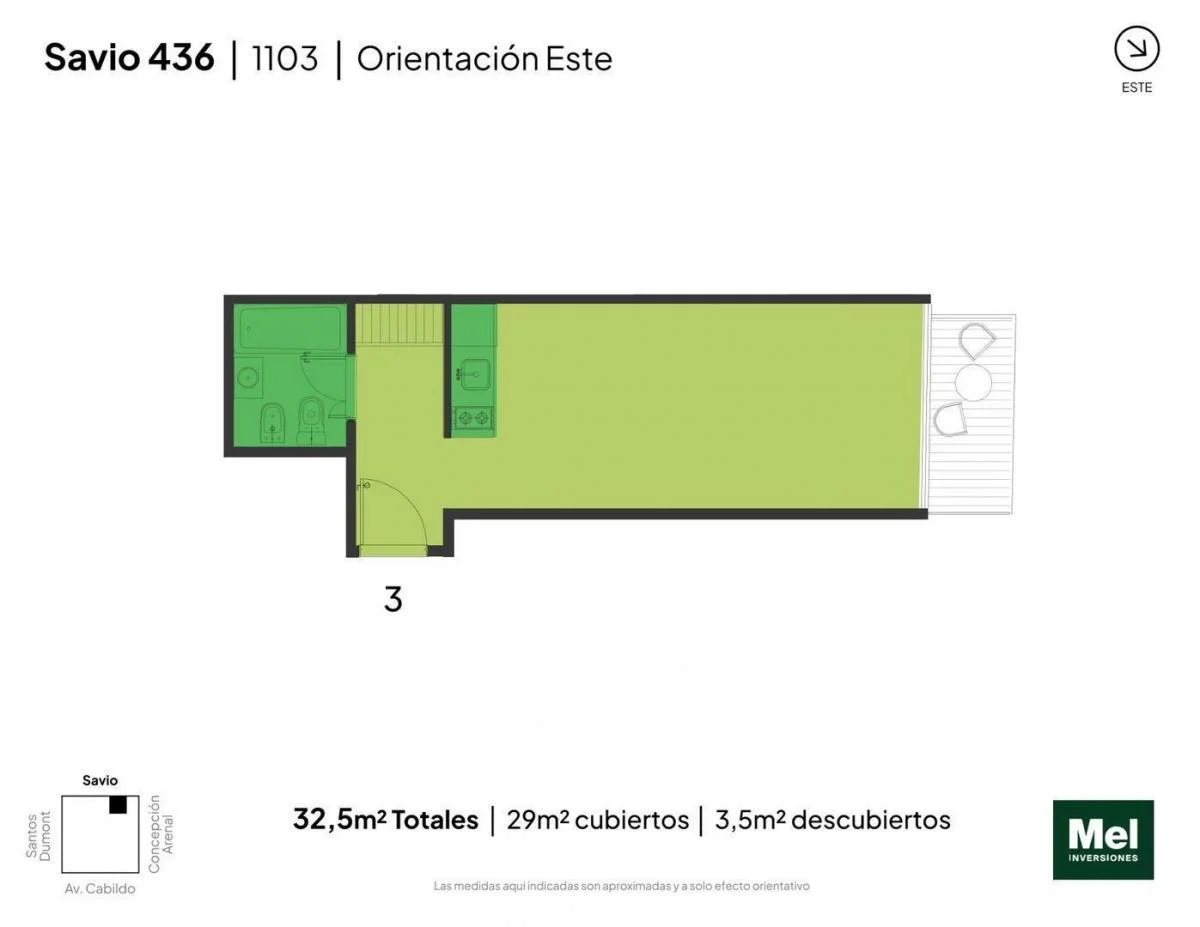 Imagen de la propiedad 1 ambientes ZP 2267766