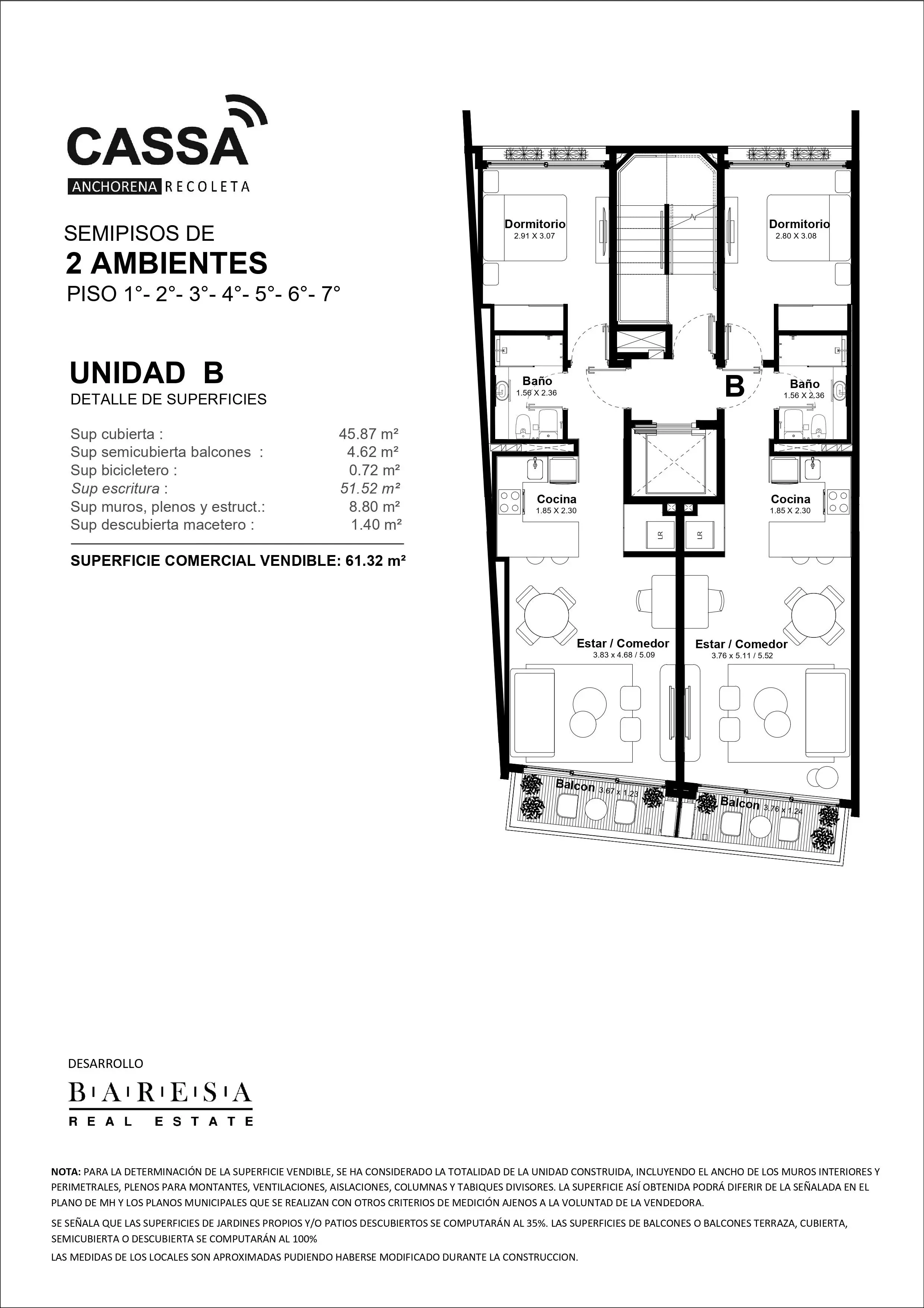 Imagen de la unidad Anchorena 1720 - 2B