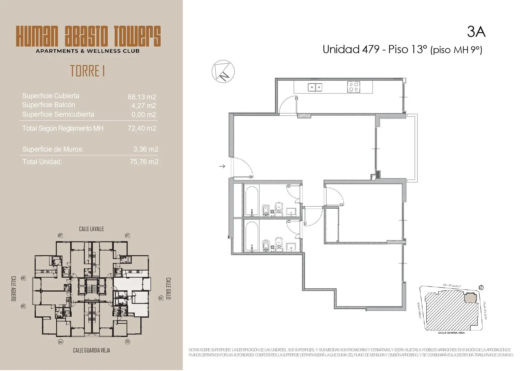 Imagen de la propiedad Lavalle 3252 - Piso 13 Unidad 479