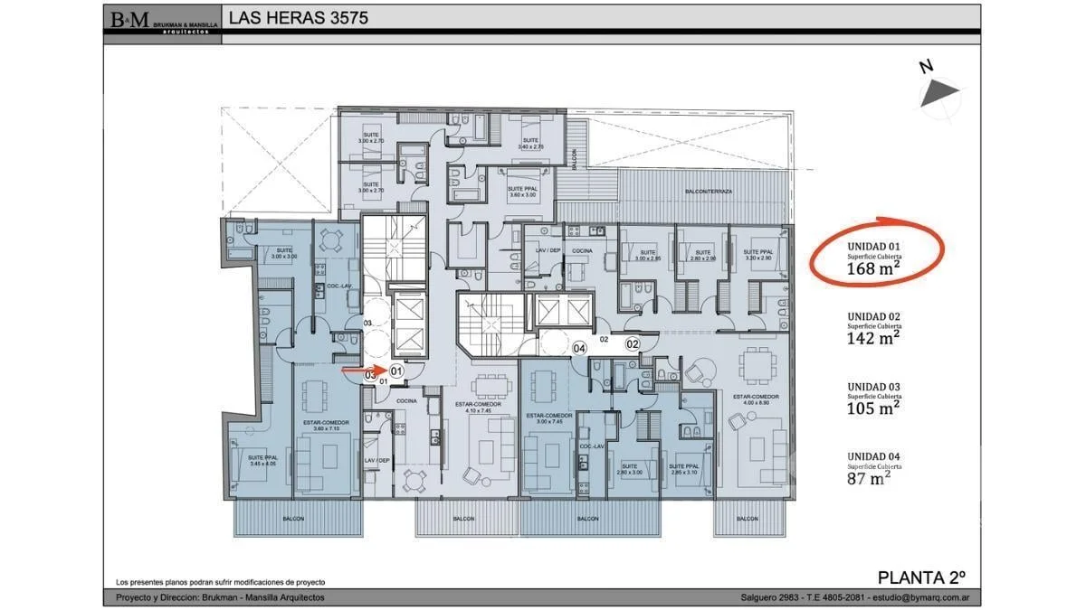 Imagen de la propiedad Las Heras y Salguero – 5 ambientes – Ref. 2156521