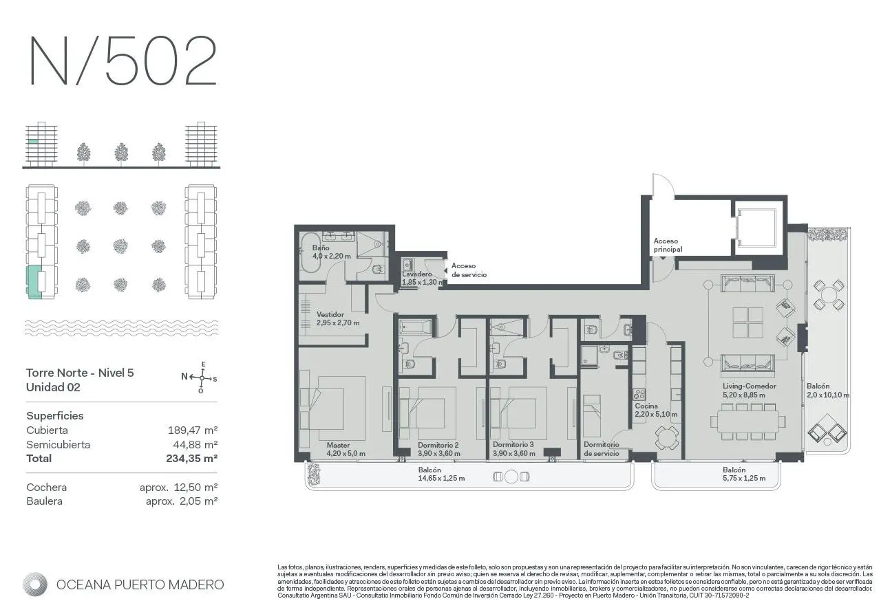 Planos del emprendimiento