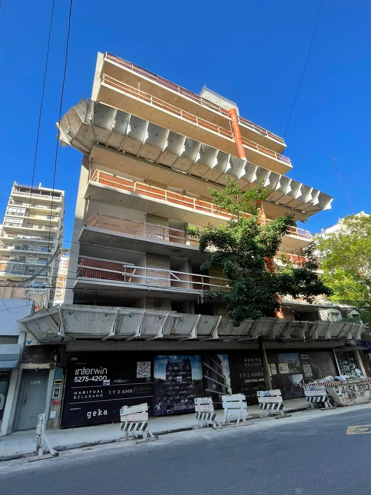 Imagen del emprendimiento en construcción