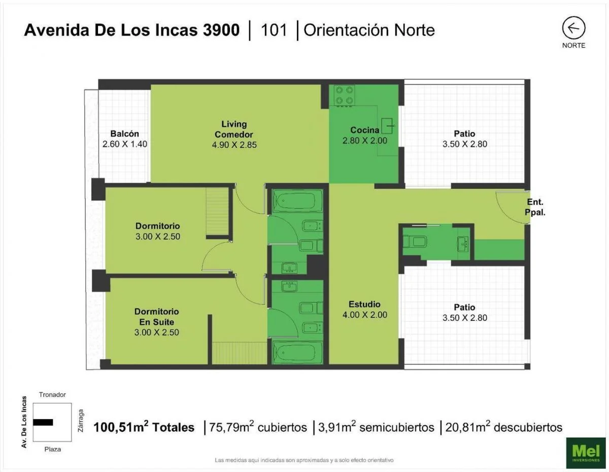 Imagen de la propiedad 3 ambientes ZP 2167348