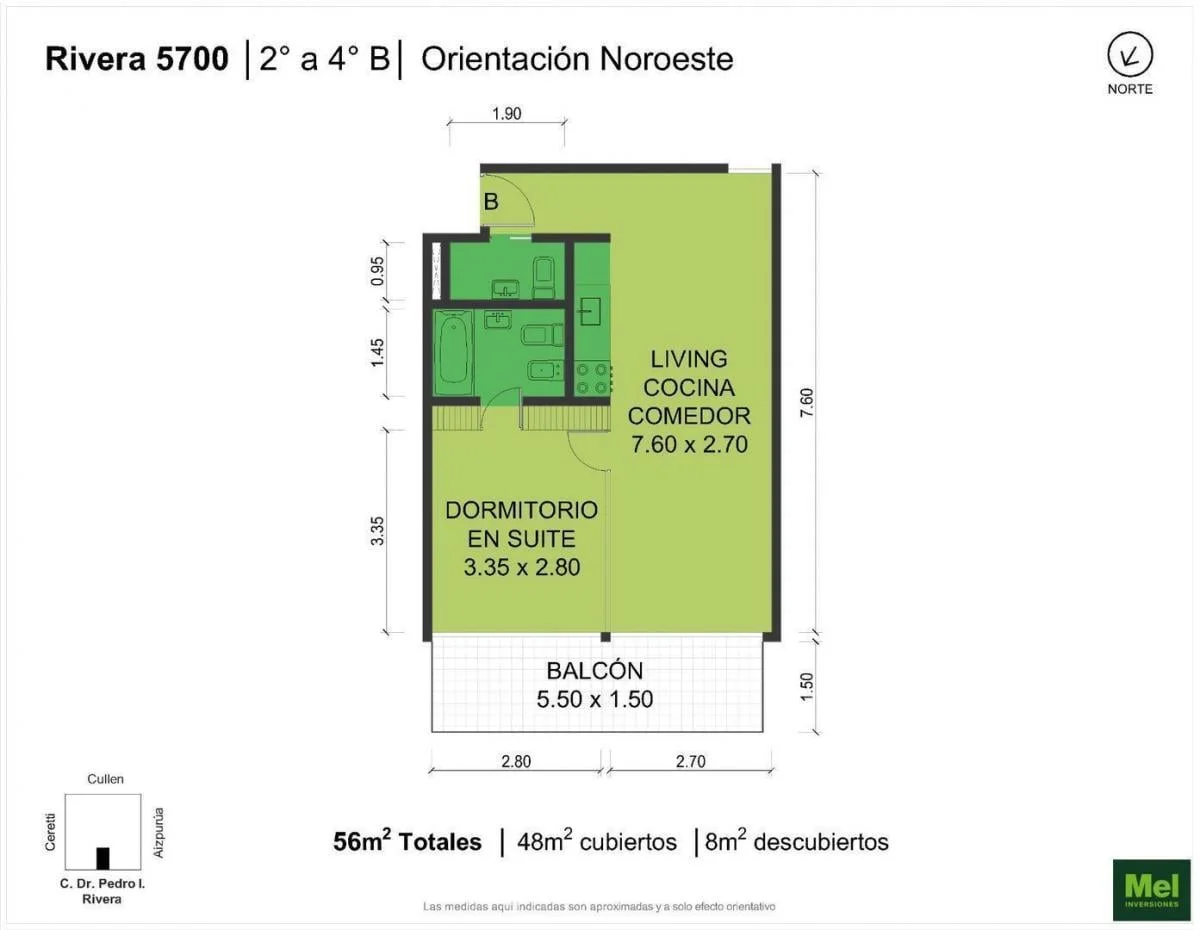 Imagen de la propiedad 2 ambientes ZP 2168939