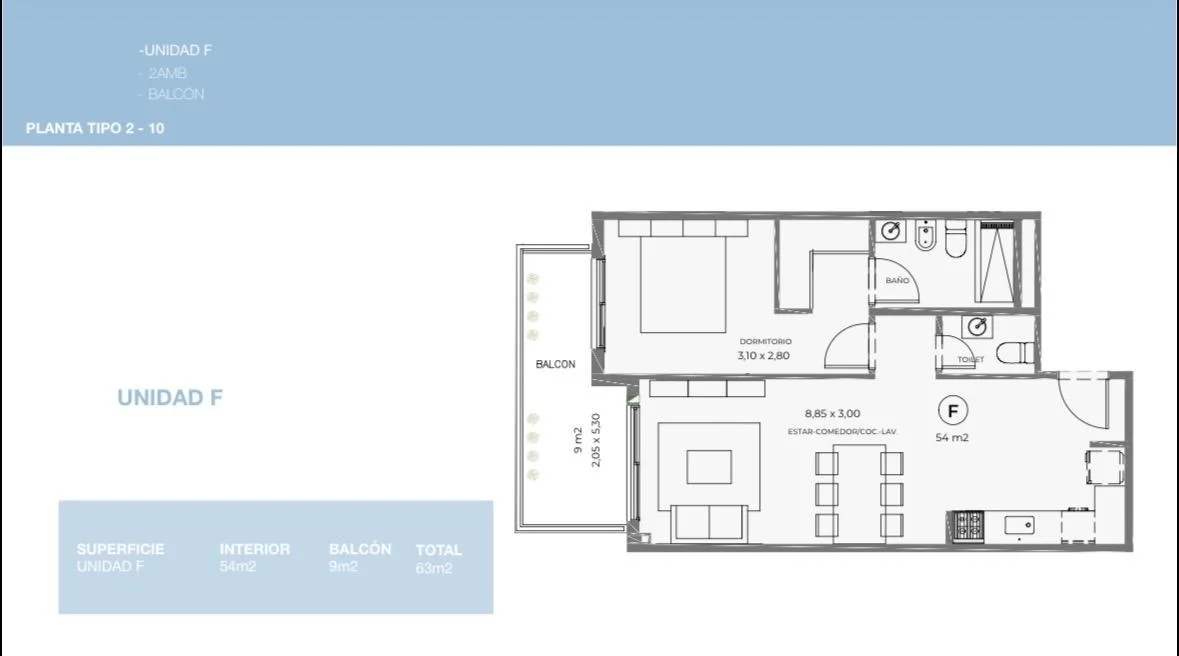 Imagen de la propiedad 2 ambientes ZP 2299910
