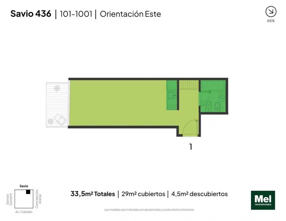 Imagen de la propiedad 1 ambientes ZP 2267765