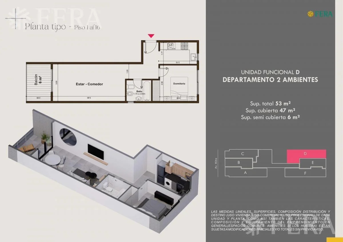 Imagen de la propiedad 2 ambientes ZP 2156881