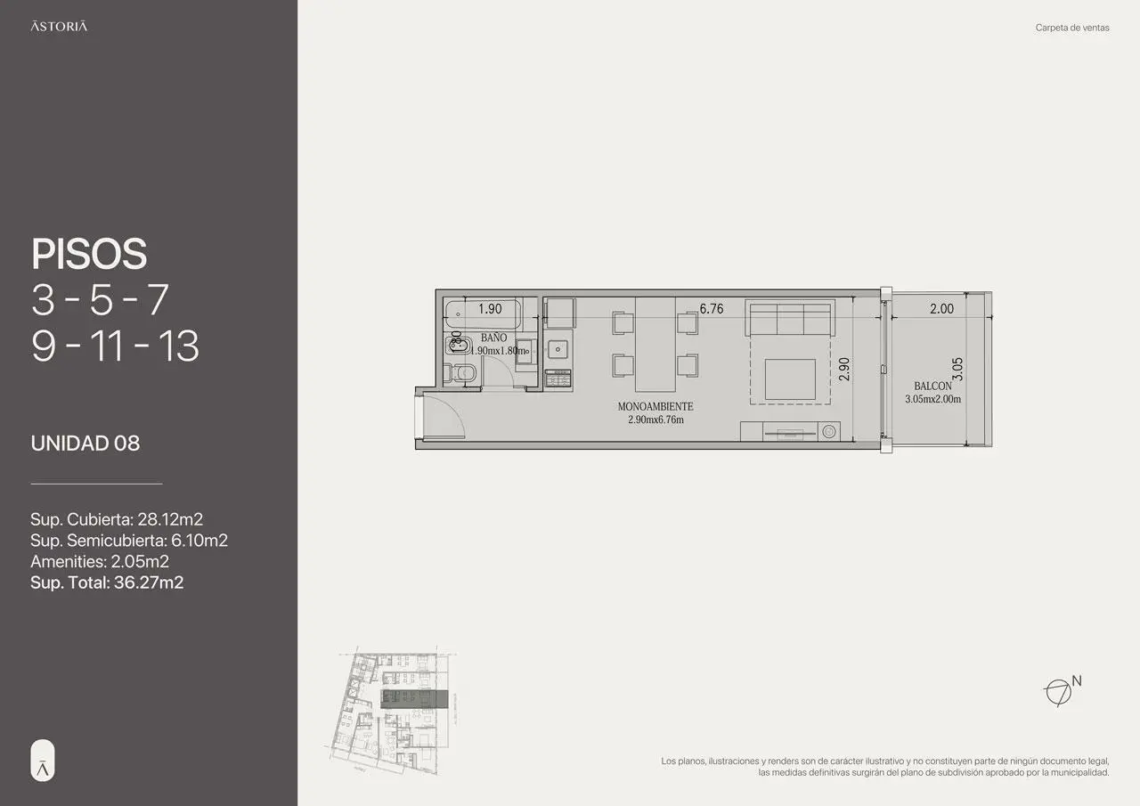 Imagen de la propiedad ASTORIA LIBERTADOR | Unidad 503