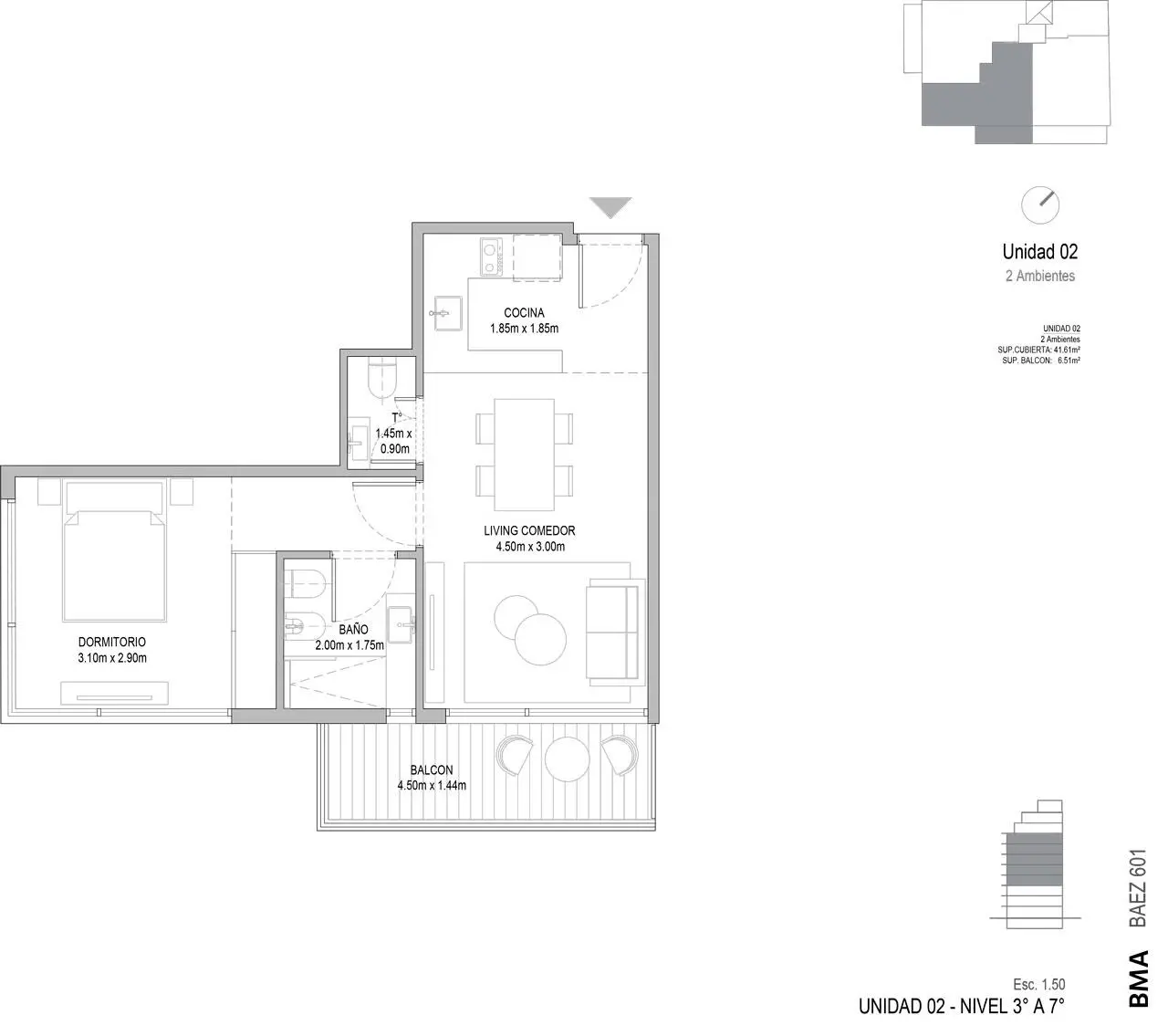 Imagen de la propiedad Baez 601 - 402