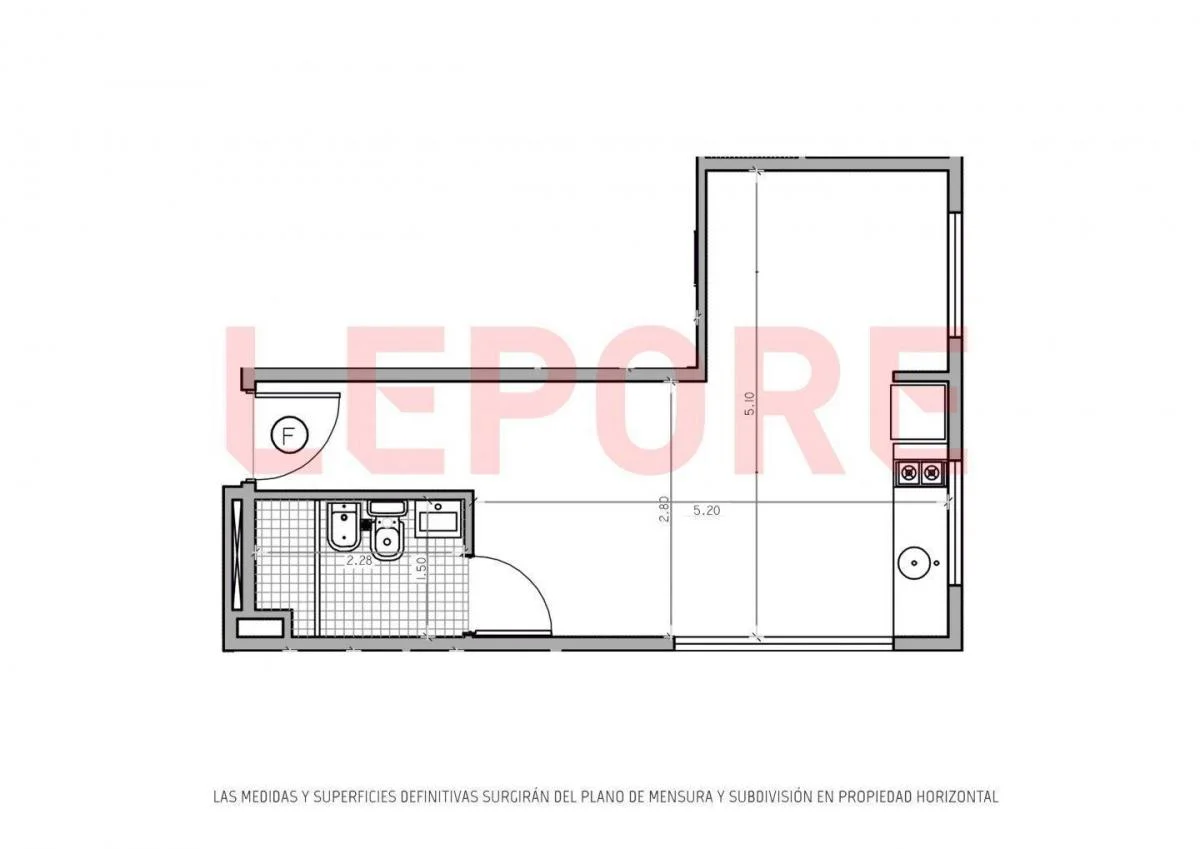 Imagen de la propiedad 1 ambientes ZP 2162794