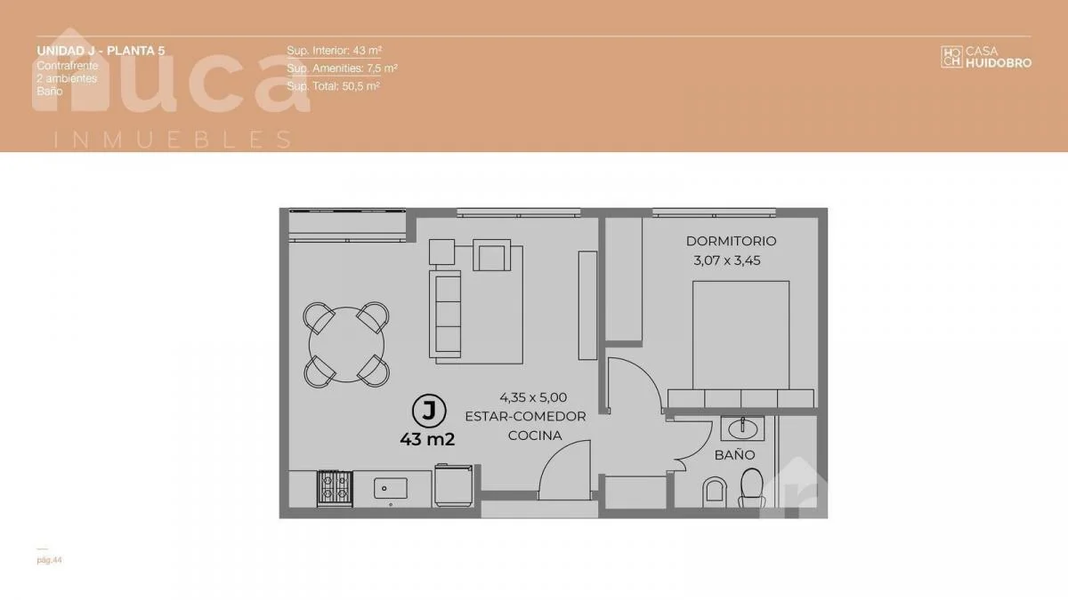Imagen de la propiedad 2 ambientes ZP 2398705