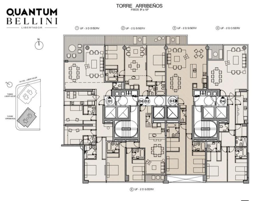 Imagen de la propiedad Quantum Bellini – 4 ambientes – Ref. 2166870