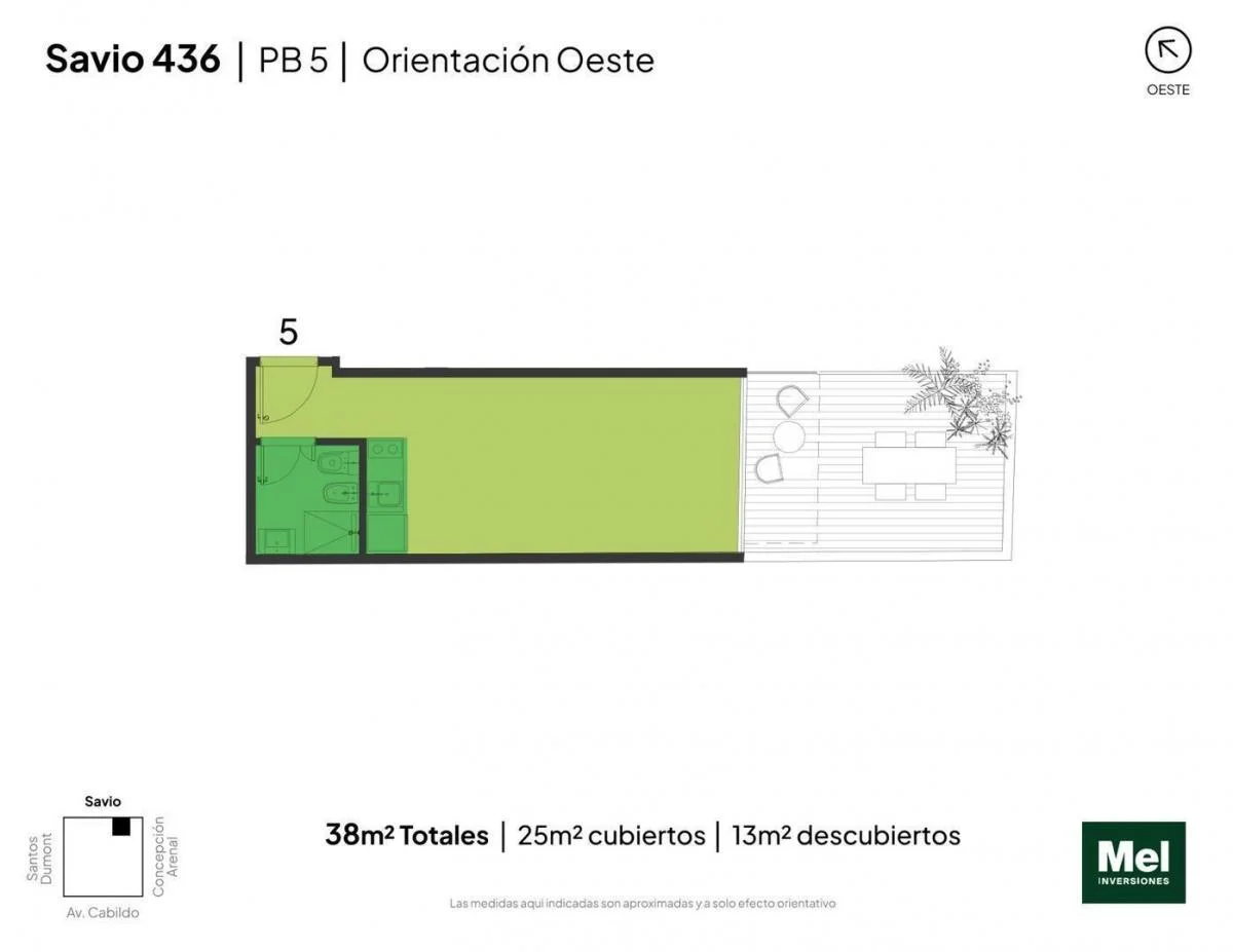Imagen de la propiedad 1 ambientes ZP 2267754