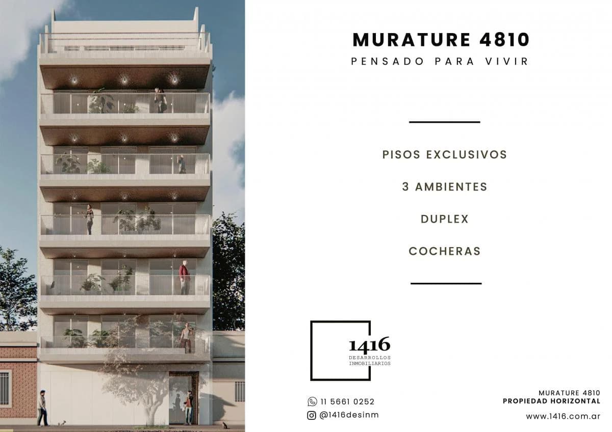 Imagen del emprendimiento murature 4810, Capital Federal