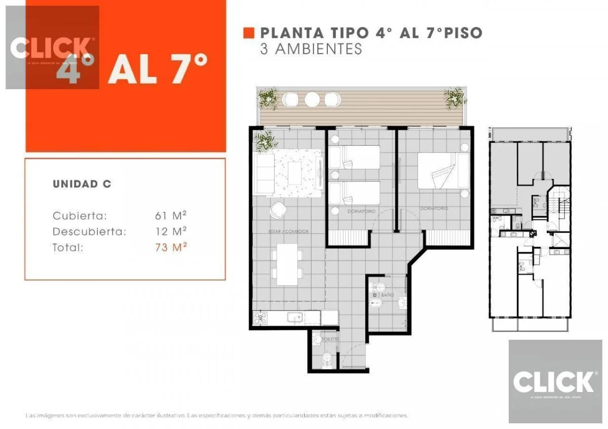 Imagen de la propiedad 3 ambientes ZP 2170433