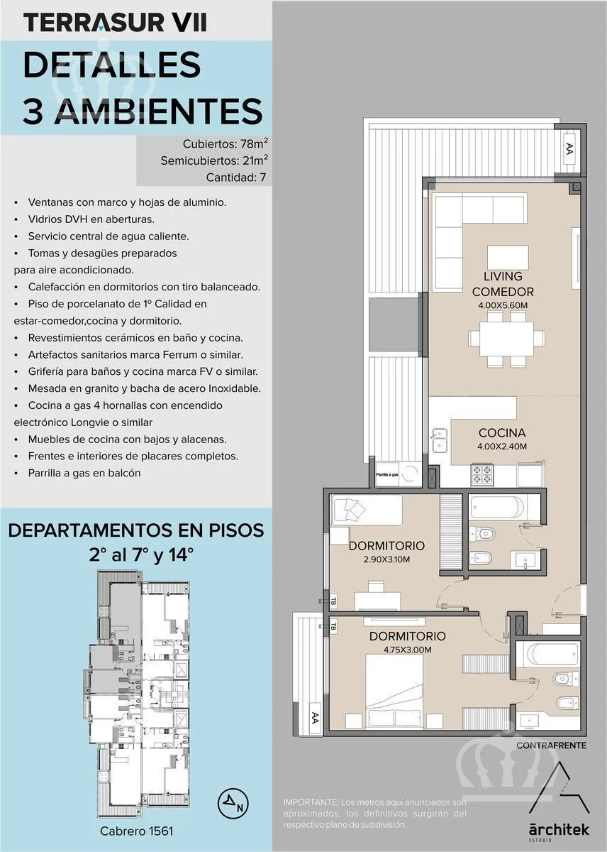 Imagen de la propiedad 3 ambientes ZP 2166144