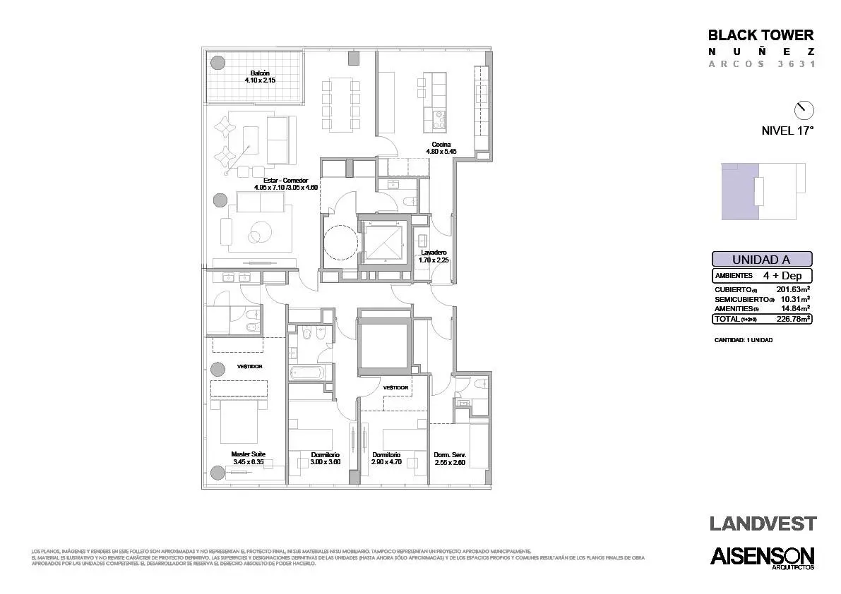 Imagen de la propiedad Arcos  3631 - 17A