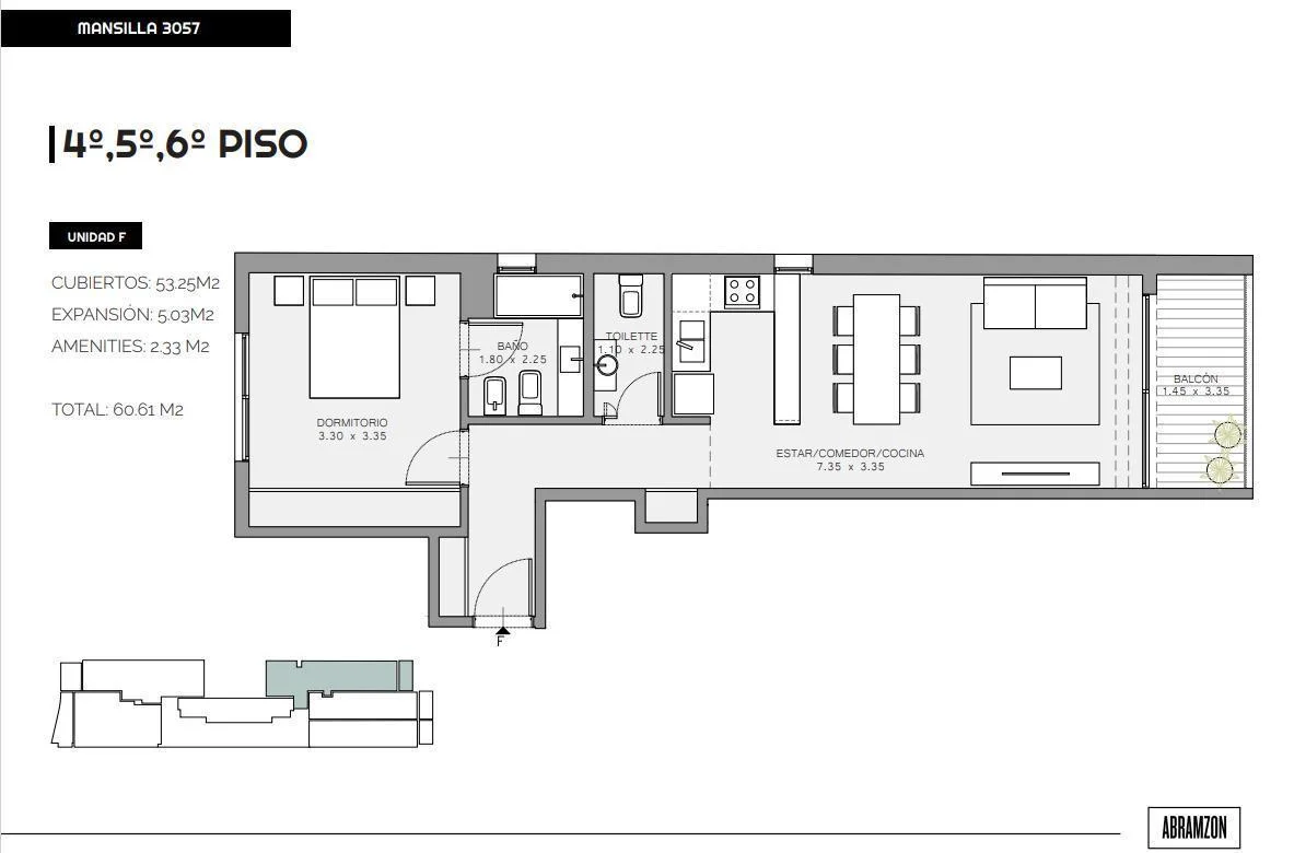 Imagen de la propiedad Norman – 2 ambientes – Ref. 2174902