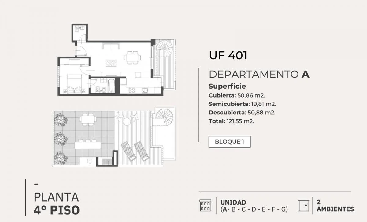 Imagen de la propiedad Highline Caballito – 2 ambientes – Ref. 2164953
