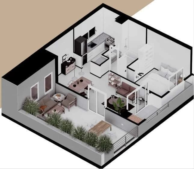 Imagen de la propiedad 2 ambientes ZP 2398728