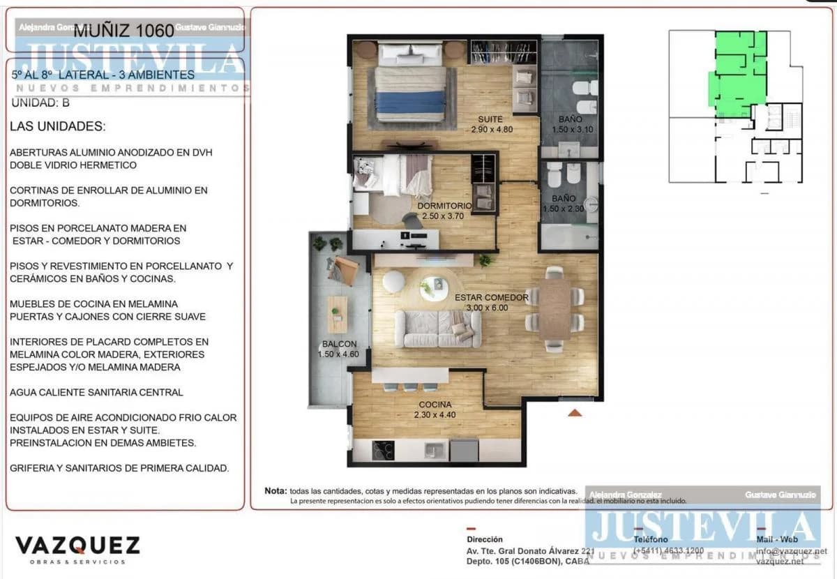 Imagen de la propiedad 3 ambientes ZP 2173154