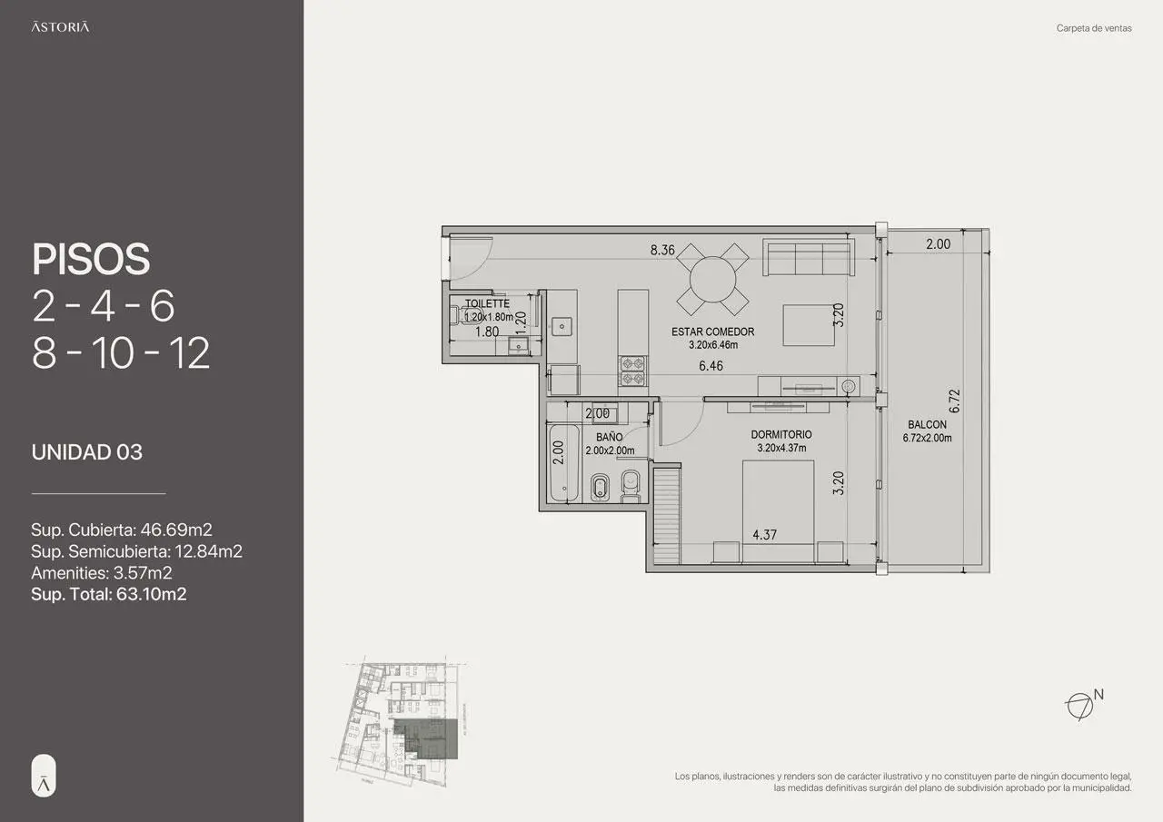 Imagen de la propiedad ASTORIA LIBERTADOR | Unidad 1203