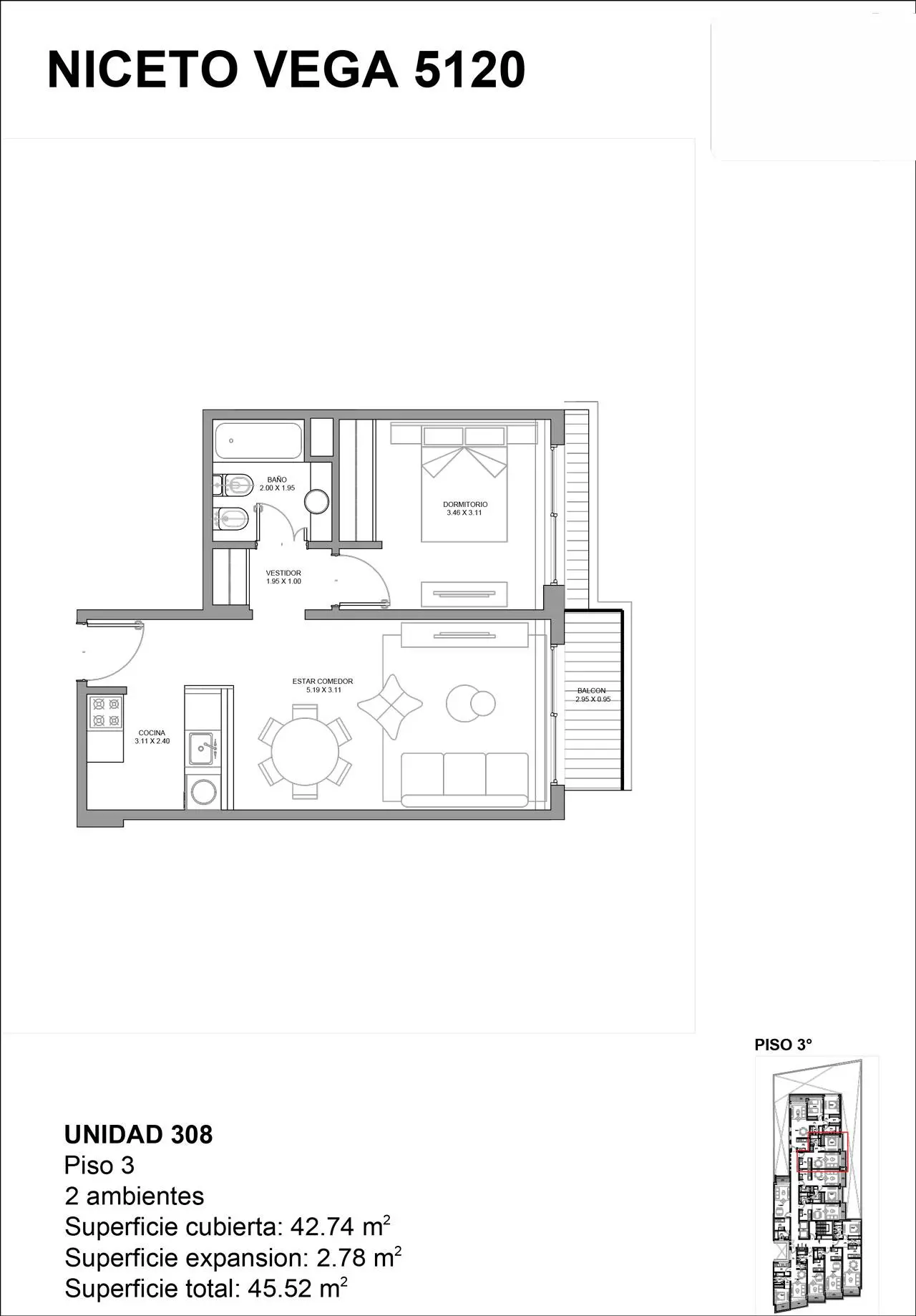 Imagen de la propiedad Niceto Vega 5120 - 308