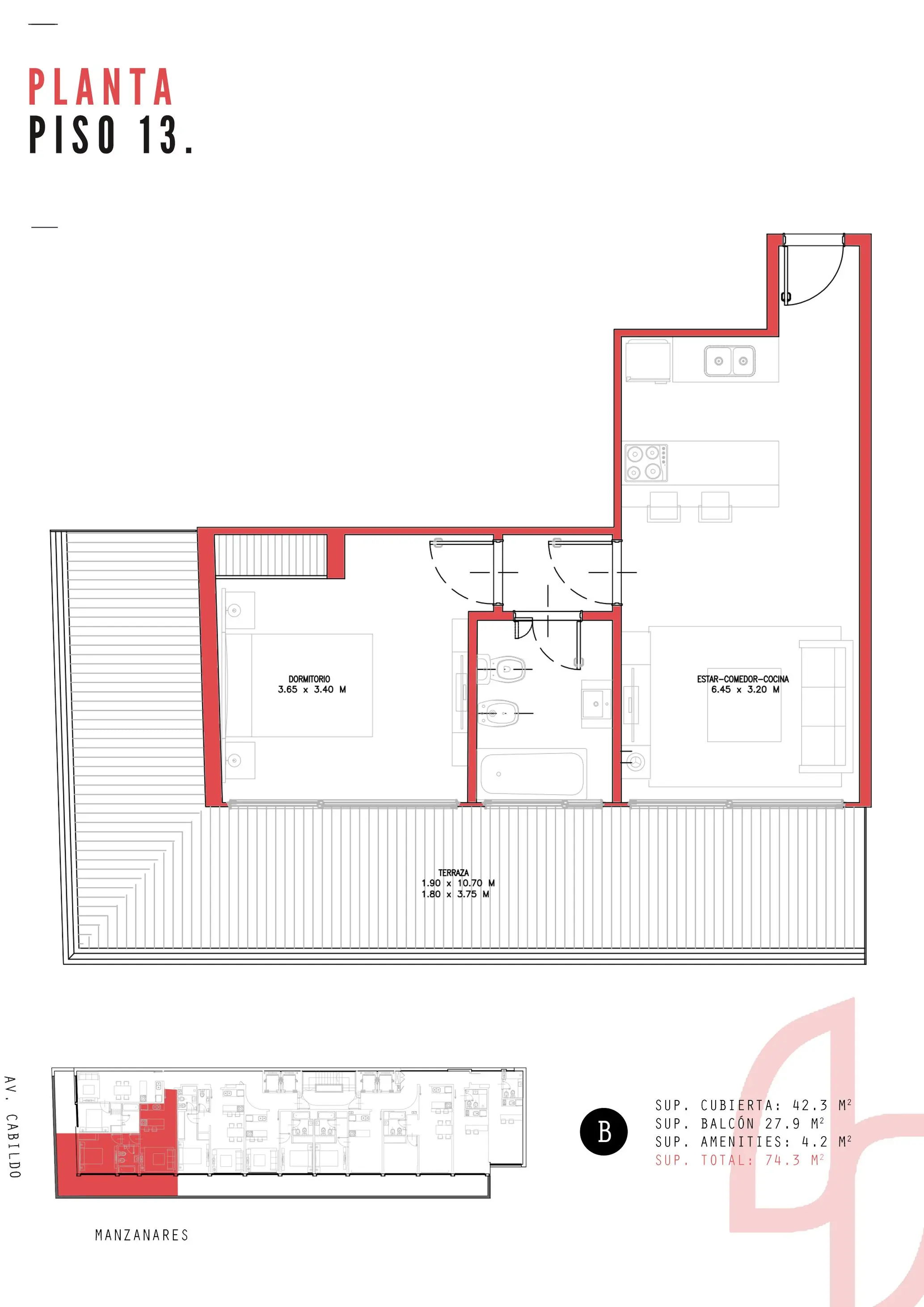 Imagen de la propiedad Manzanares 2373 - 13B