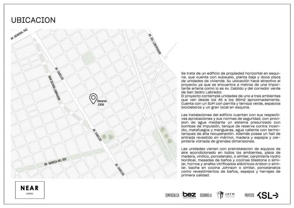 Imagen del emprendimiento Besares 2306, Capital Federal