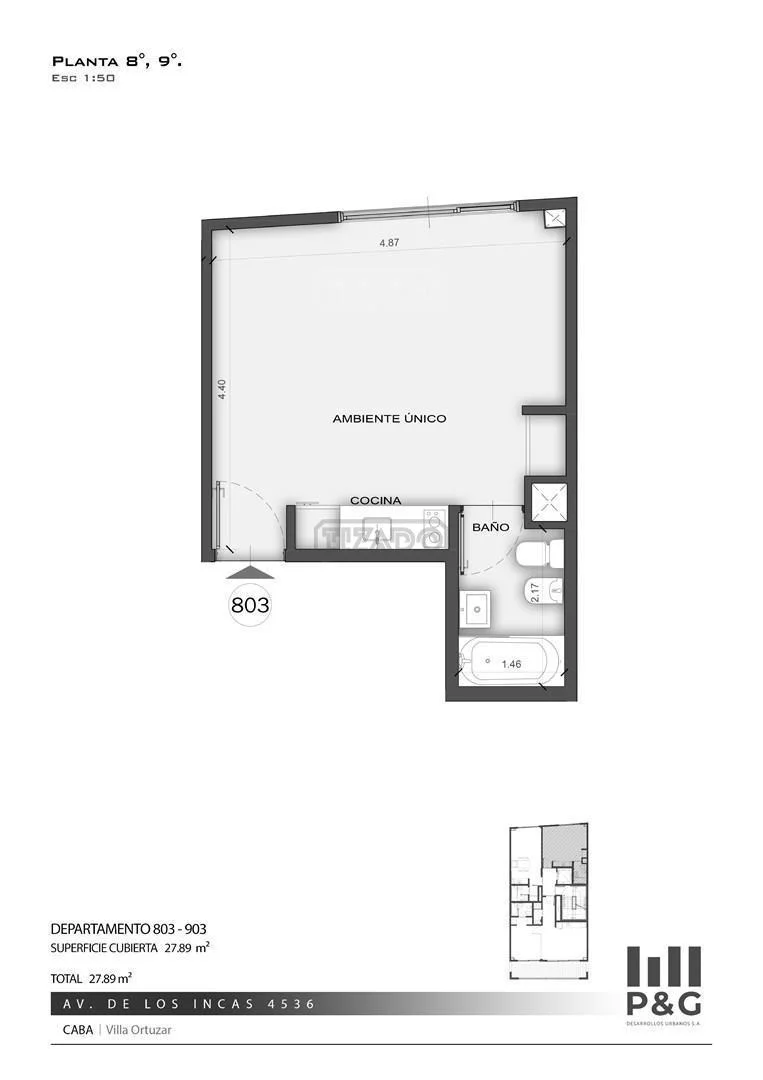 Imagen de la propiedad 1 ambientes ZP 2170837