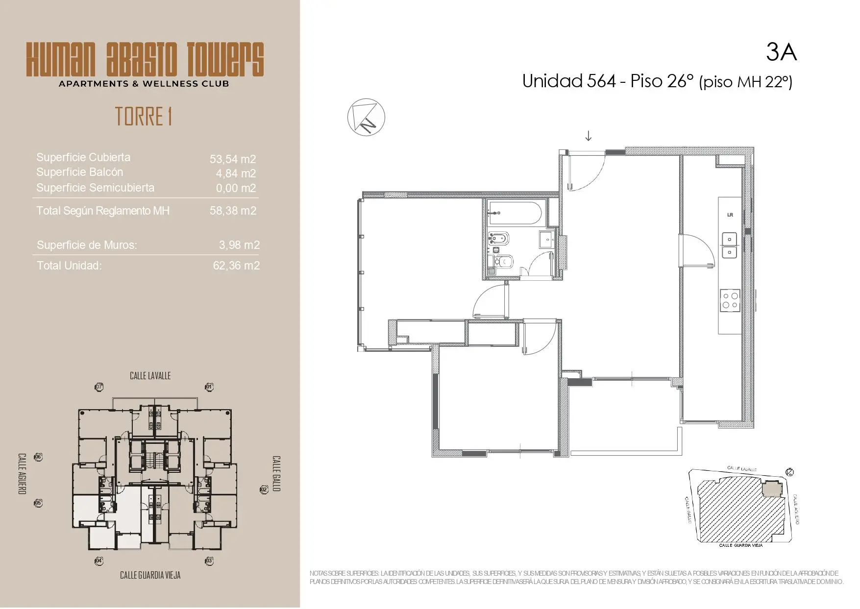 Imagen de la propiedad Lavalle 3252 - Piso 26 Unidad 564