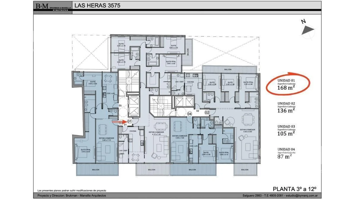 Imagen de la propiedad Las Heras y Salguero – 5 ambientes – Ref. 2156519
