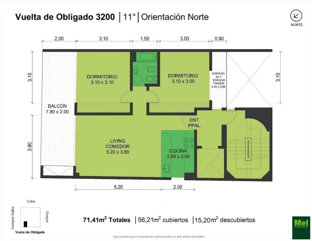 Imagen de la propiedad 3 ambientes ZP 2173890