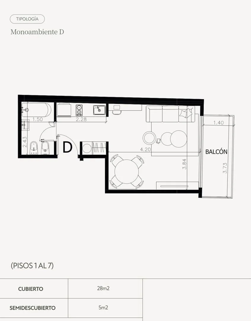 Imagen de la propiedad 1 ambientes ZP 2321864