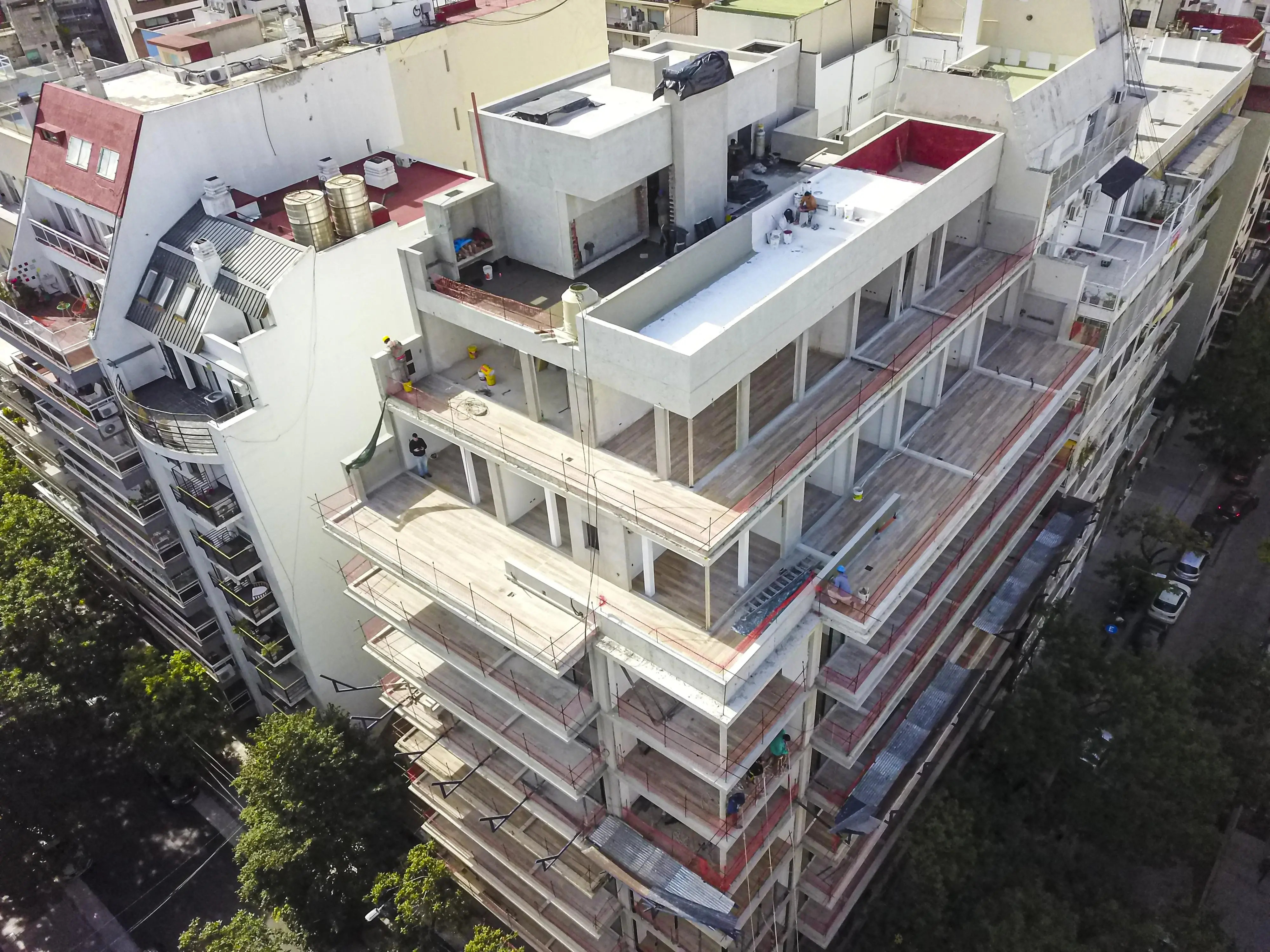 Imagen del emprendimiento en construcción