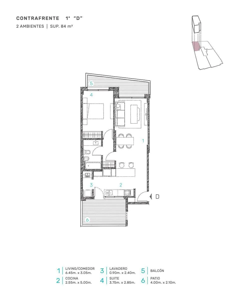 Imagen de la propiedad 2 ambientes ZP 2169638