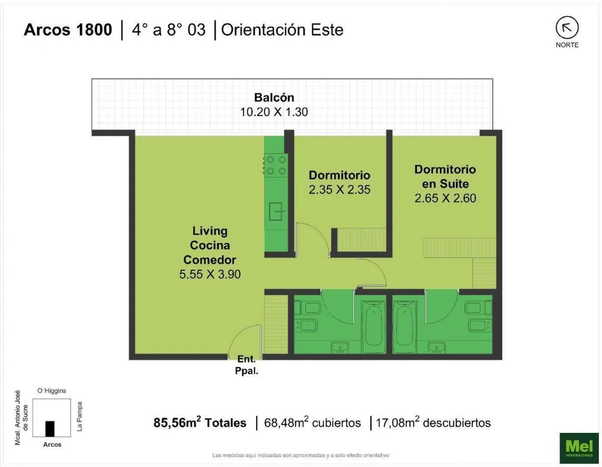 Imagen de la propiedad 3 ambientes ZP 2165200