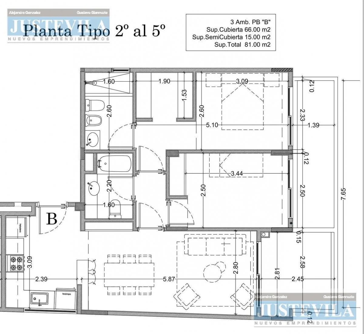 Imagen de la propiedad 3 ambientes ZP 2170457
