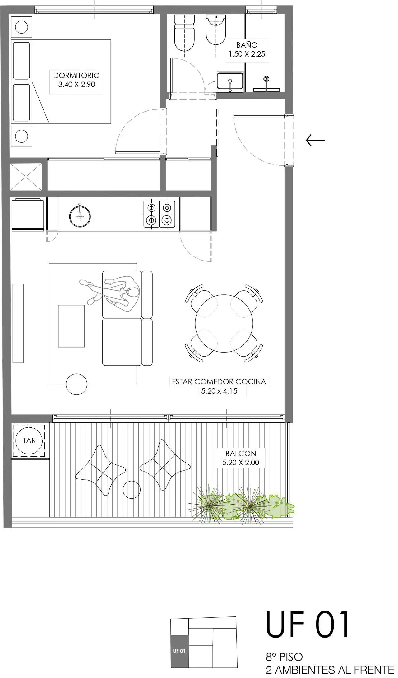 Imagen de la propiedad Céspedes 2518 - 801