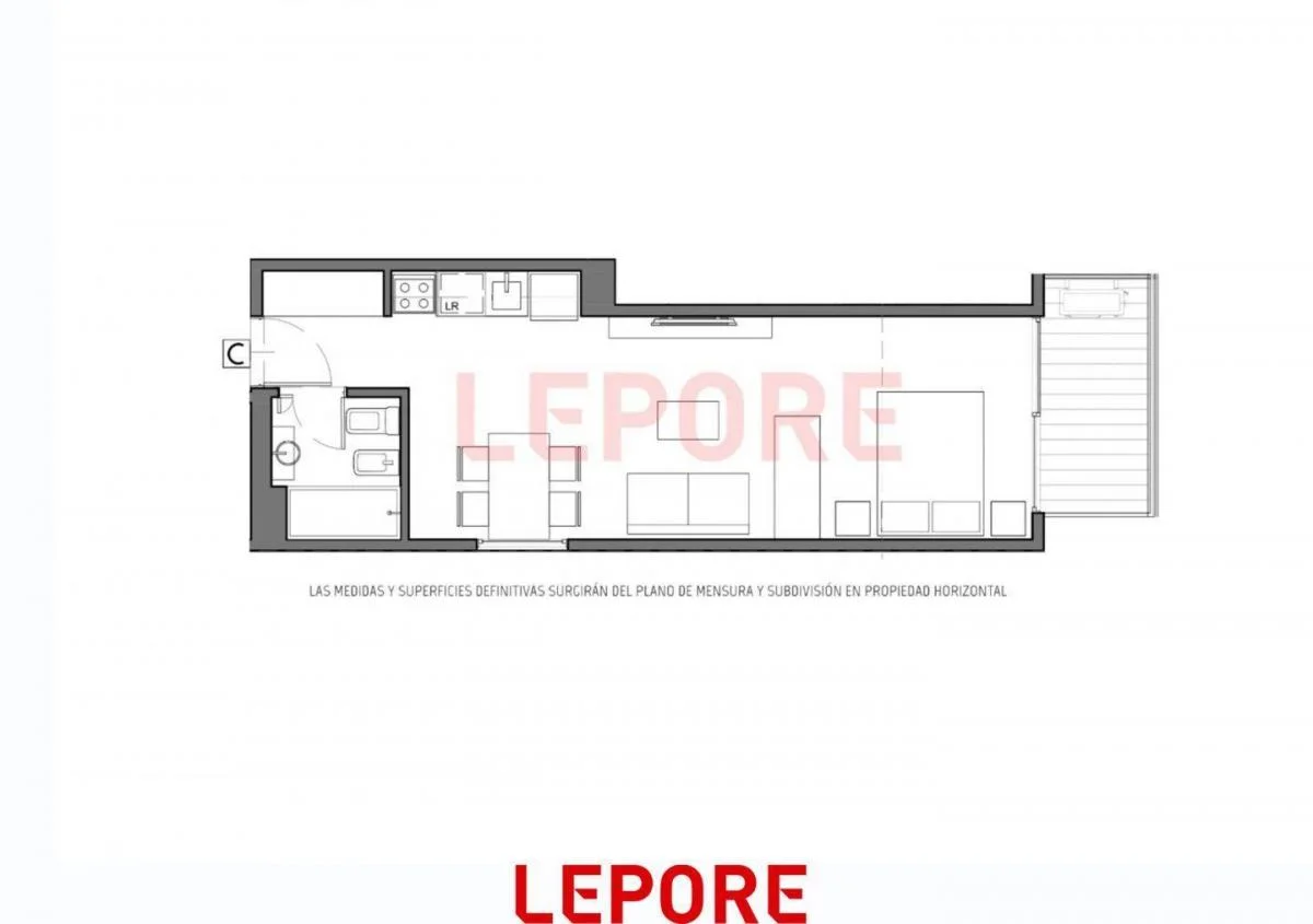 Imagen de la propiedad Castro Barros 826 – 1 ambiente – Ref. 2163442