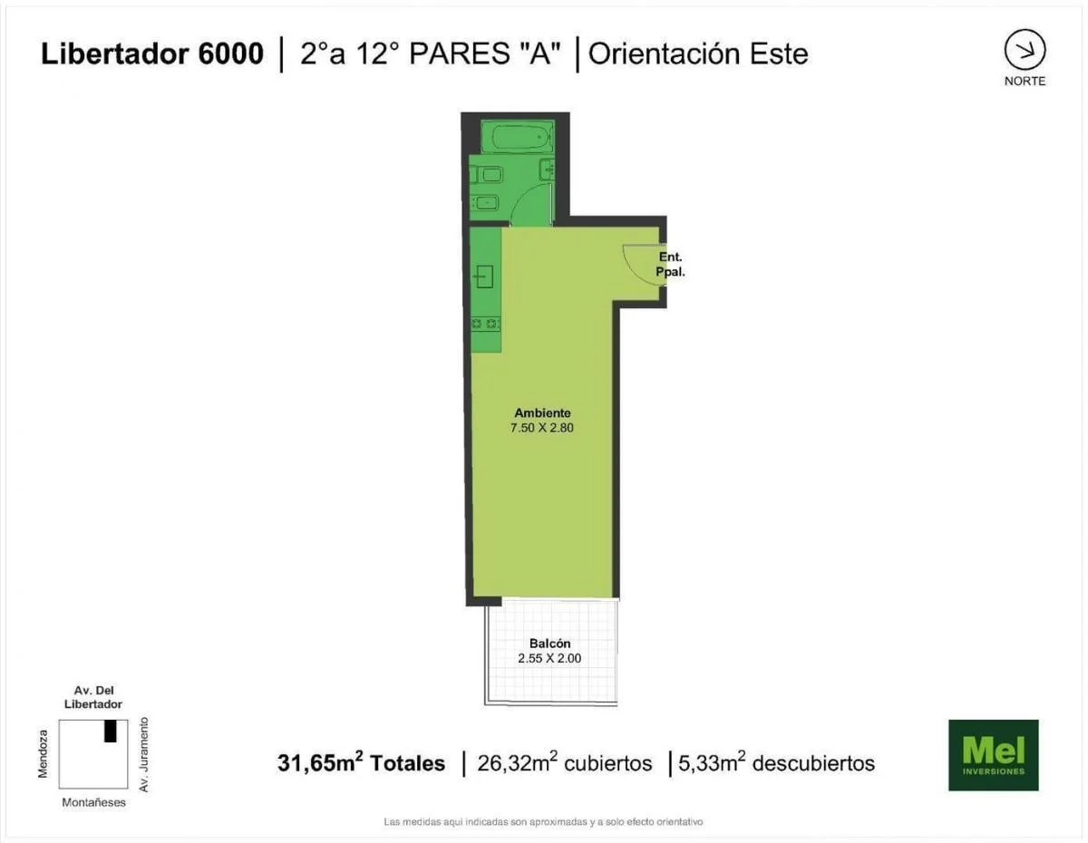 Imagen de la propiedad 1 ambientes ZP 2166159