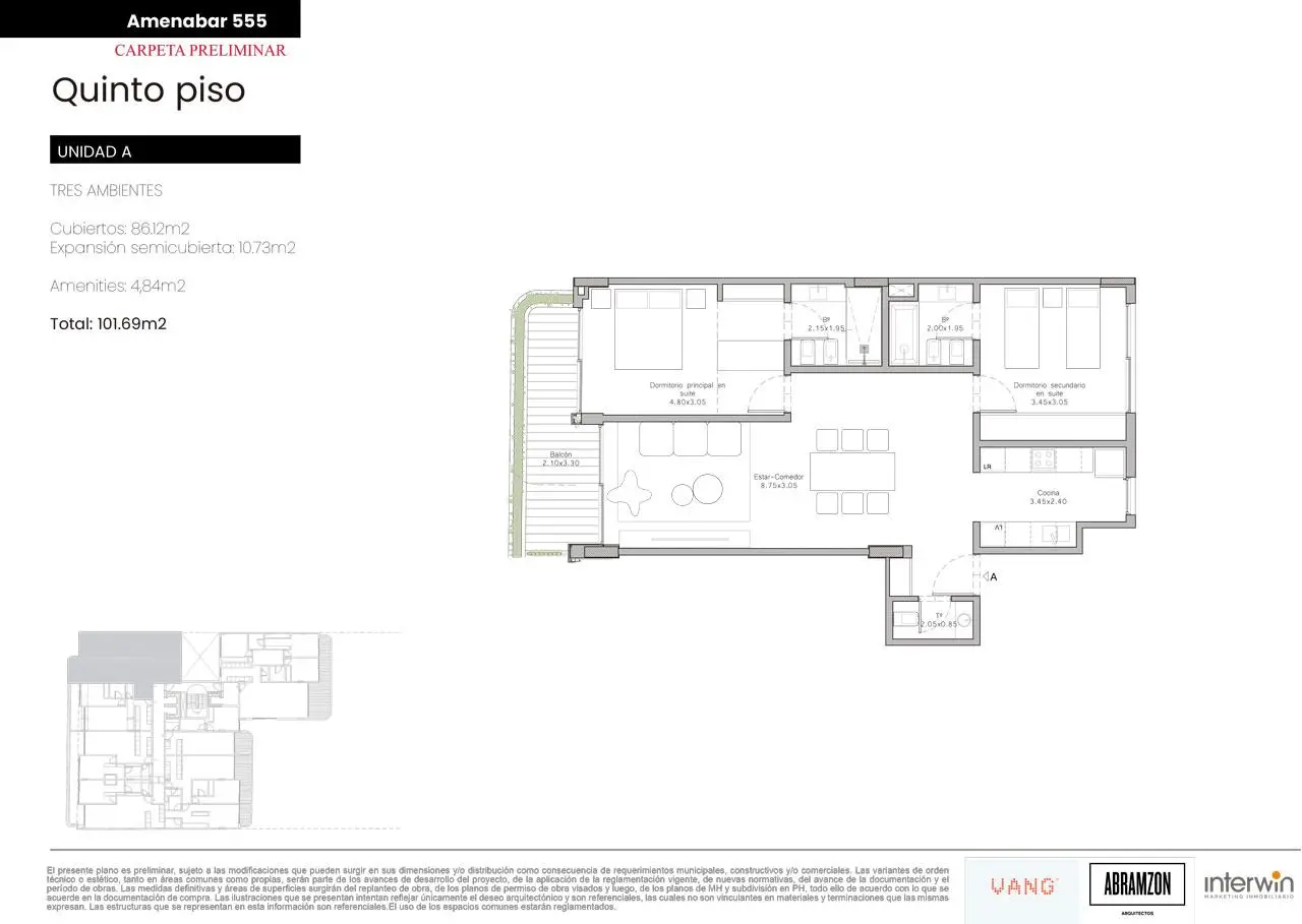 Imagen de la propiedad Amenábar 555 - 5A