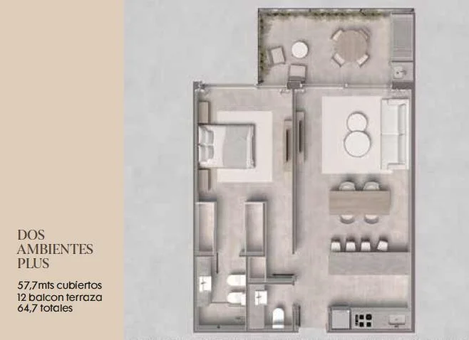 Imagen de la propiedad 2 ambientes ZP 2156580