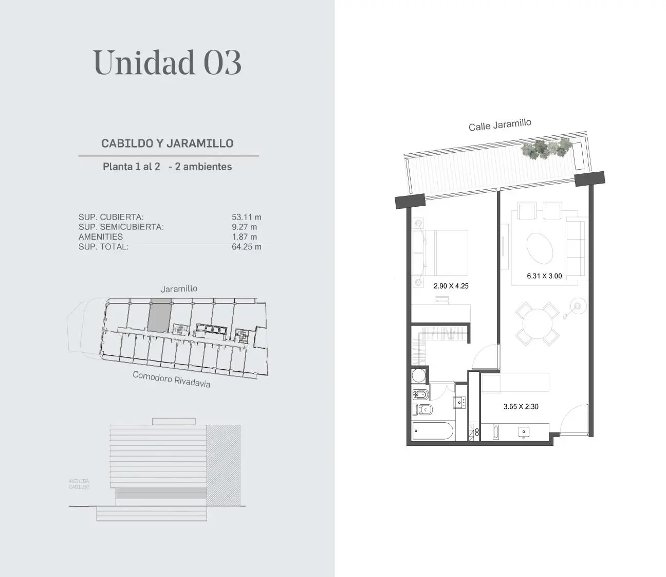 Planos del emprendimiento