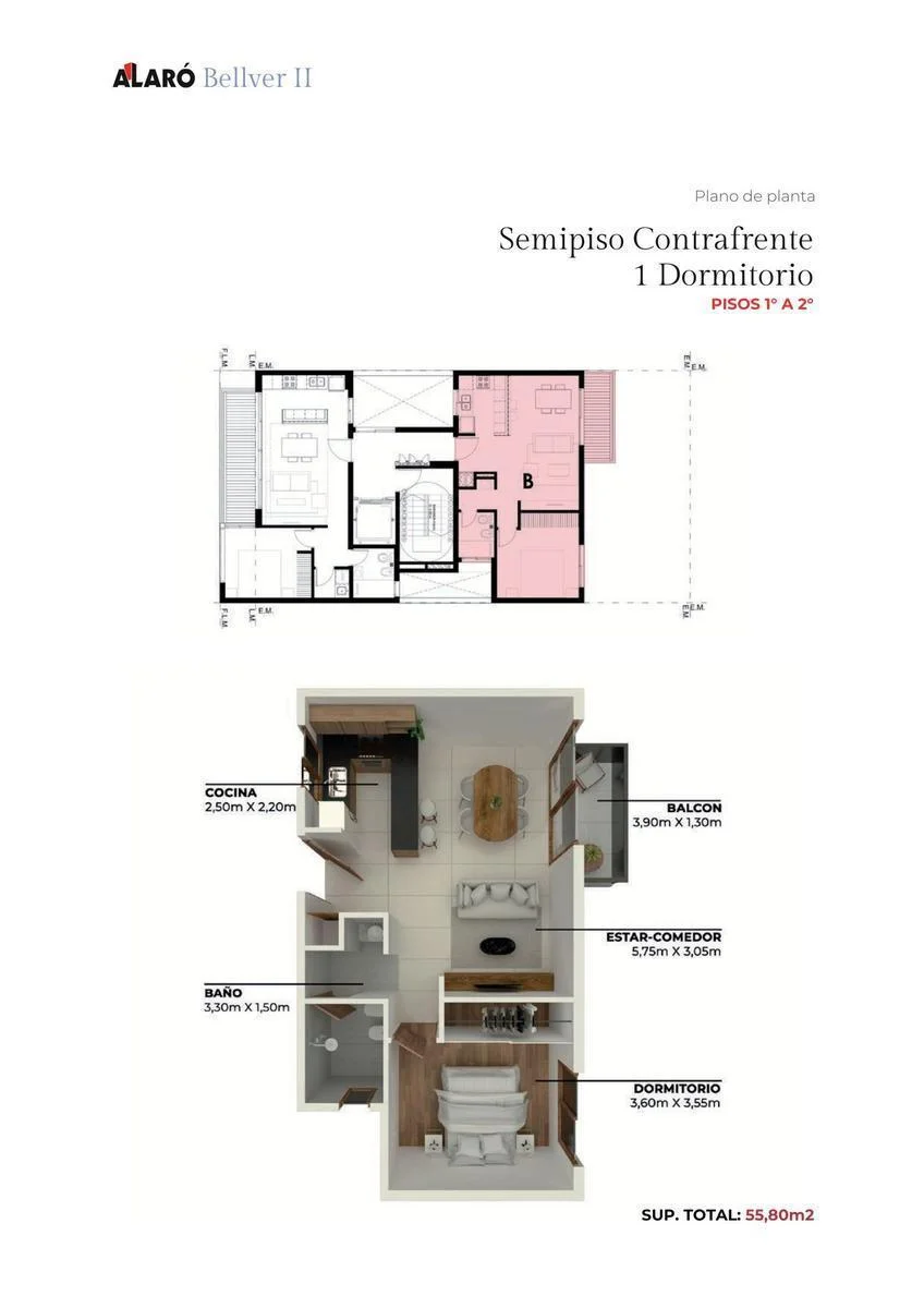 Imagen de la propiedad 2 ambientes ZP 2215598